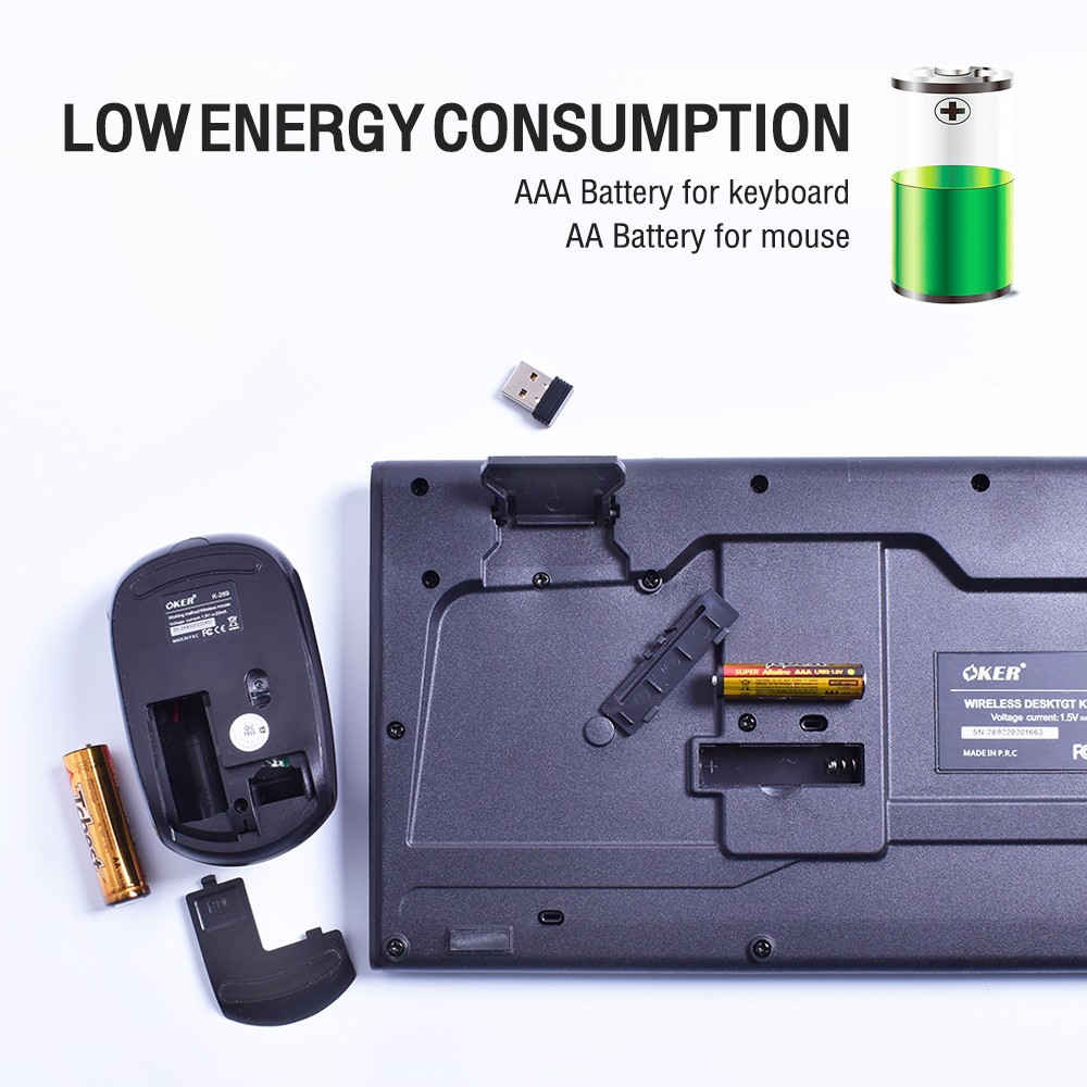 K-289 OKER KEYBOARD+MOUSE Wireless KB-KM-OK-K289B