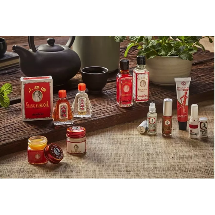 Siang Pure Oil Formula I 25cc x 6 ชิ้น ยาหม่องน้ำเซียงเพียวอิ๊ว สูตร 1