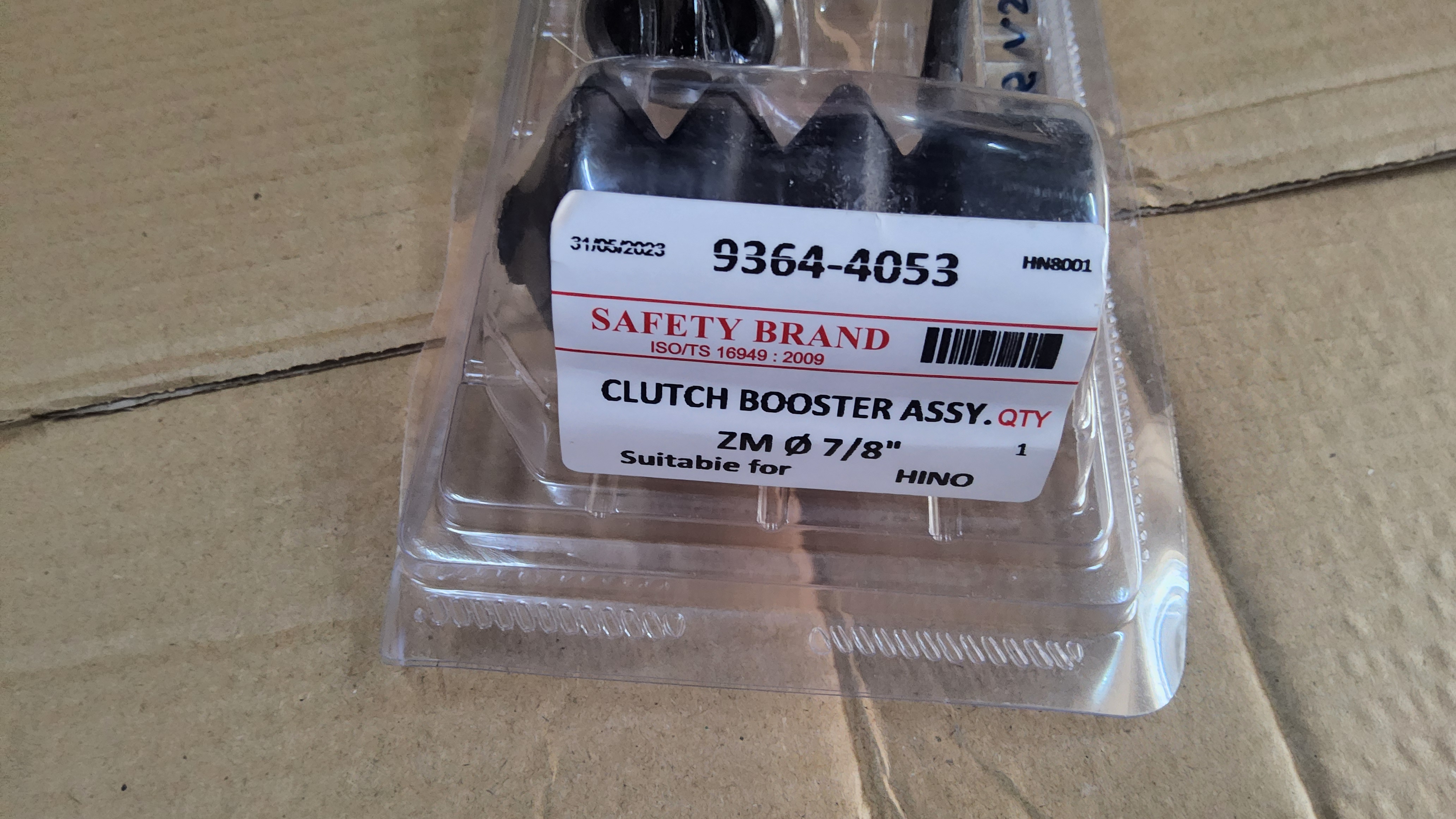 ชุดลูกสูบหม้อลมครัช, คอหม้อลมครัช HINO ZM 7/8 " ( 22 mm. ) [ 9364 - 4053 ] CLUTCH BOOSTER ASSY