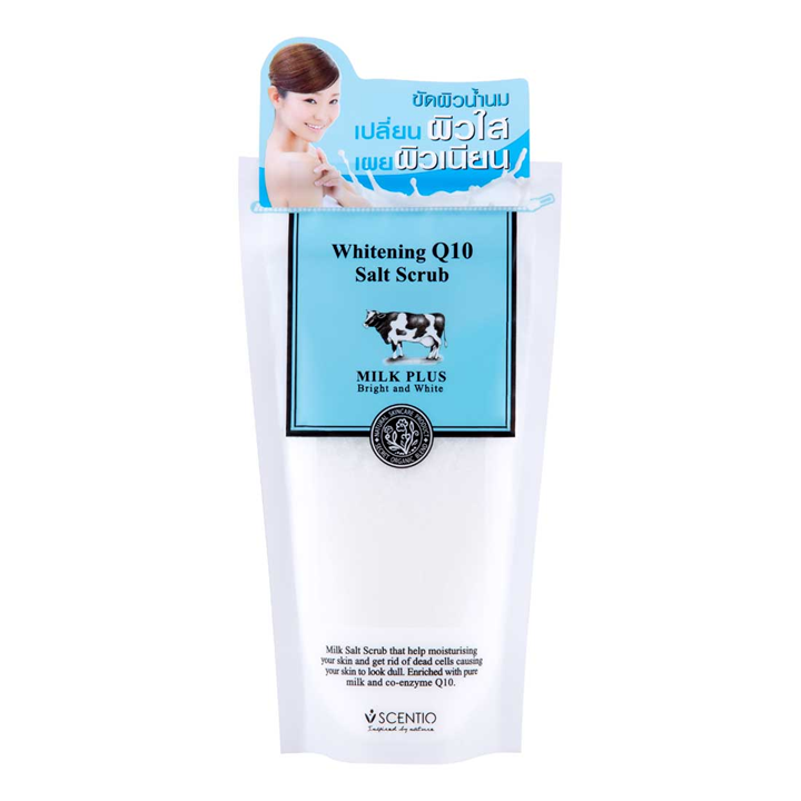Scentio Milk Plus Salt Scrub 300g เกลือนมขัดผิว