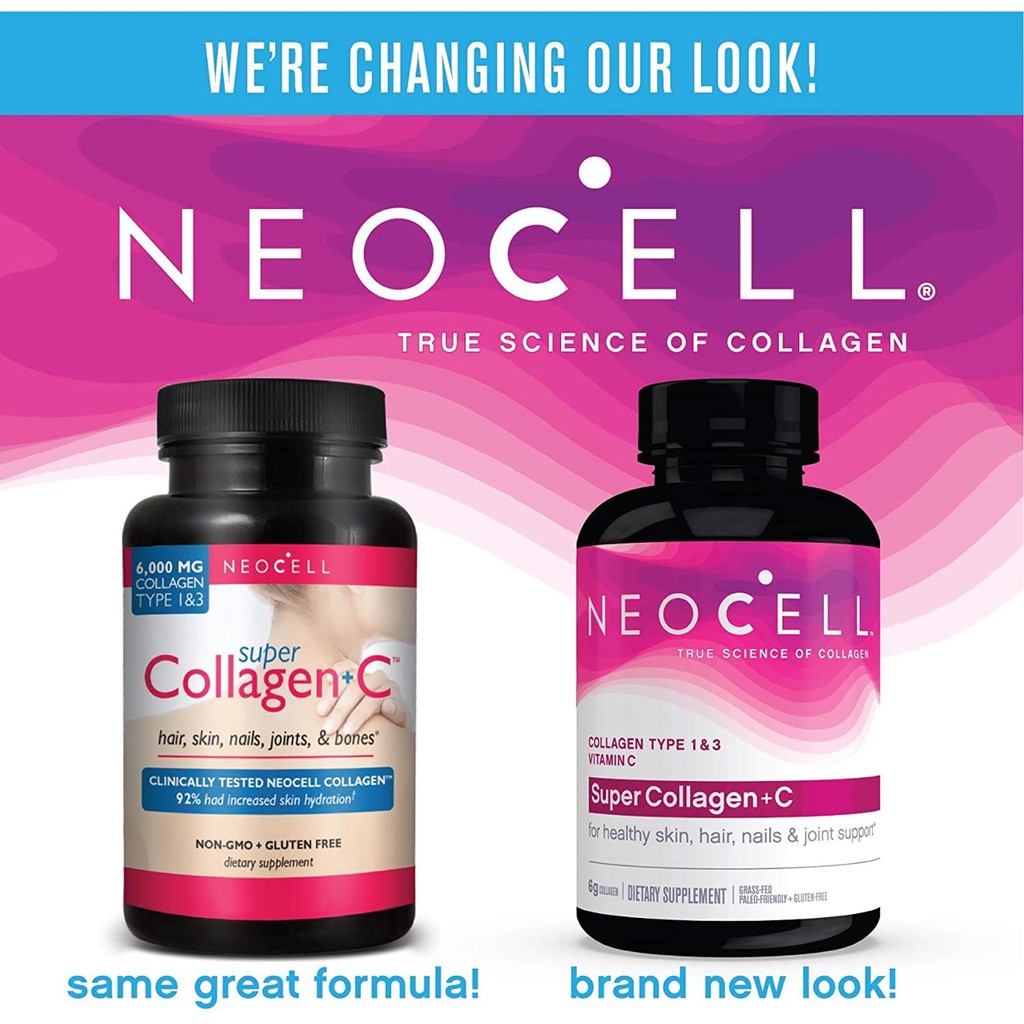 NEOCELL Super Collagen+C คอลลาเจนลดริ้วรอย บำรุงผิวพรรณ 6000 MG 250 tablets