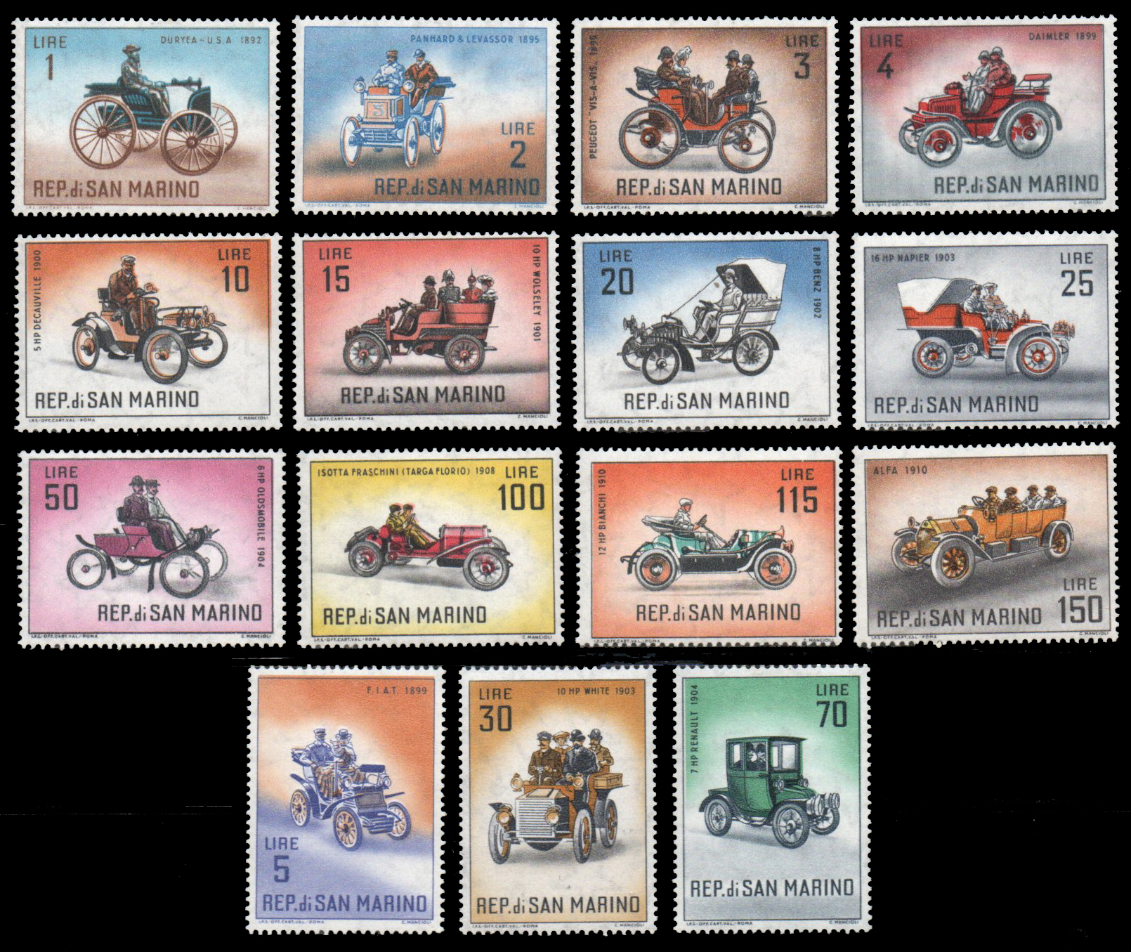 1962 Vintage Cars