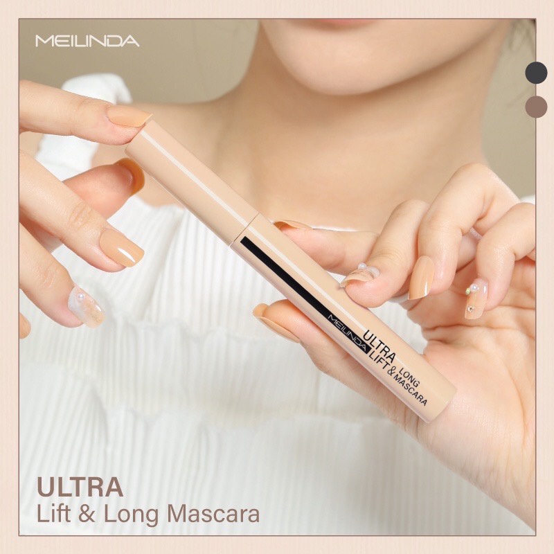 MEILINDA Ultra lift & long mascara 10มล. MC6023 เมลินดา มาสคาร่า