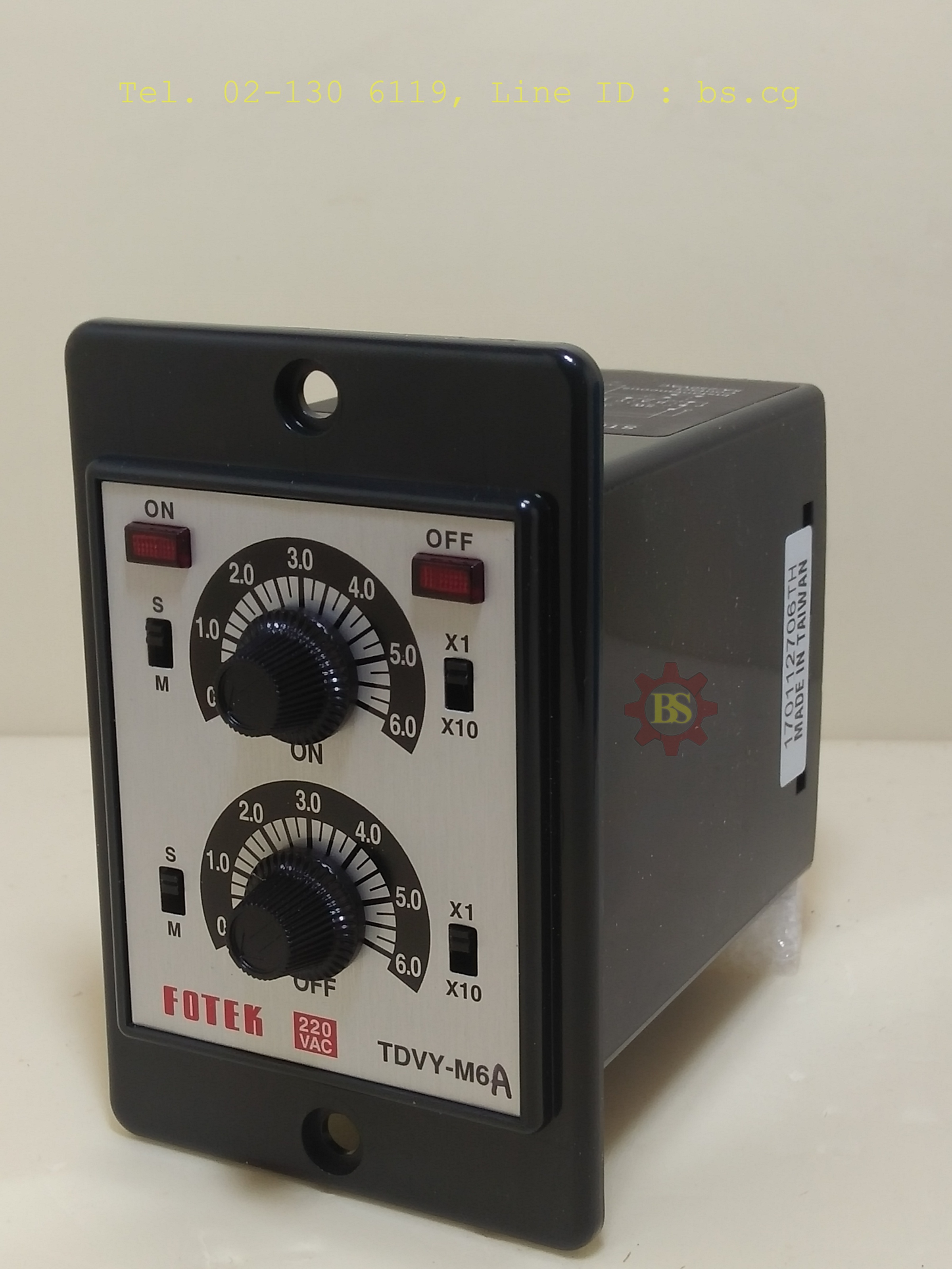 FOTEK: Timer TDVY-M6-2RA-220V