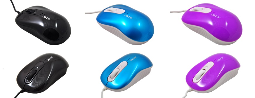 MS-22 OKER MOUSE OPTICAL USB MS-22 MO-OK-OU-M22BK/BL/PI