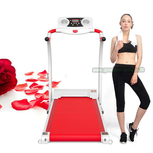 ลู่เดิน-วิ่งไฟฟ้า หน้าจอ LED พร้มมือจับ HEART RATE ฟรี รองเท้าสุขภาพ 3D 1คู่ SKU-00692