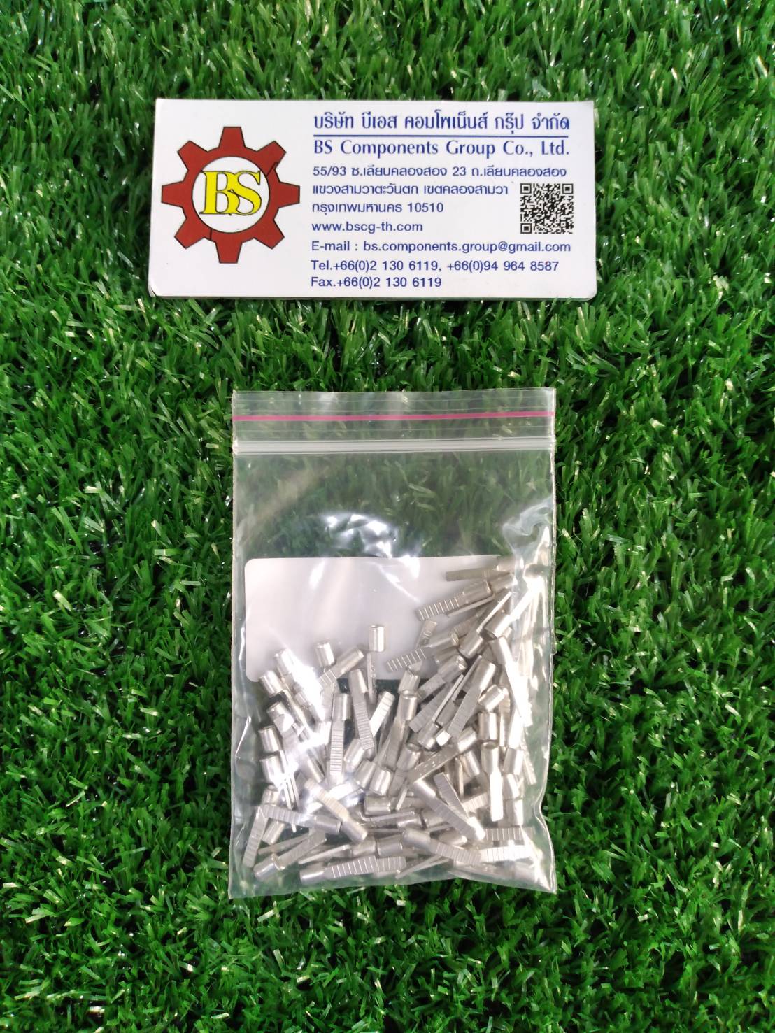 SHINOHAWA : หางปลาพินแบน-เปลือย TPIN1.25F-10 (100ชิ้น/ถุง)