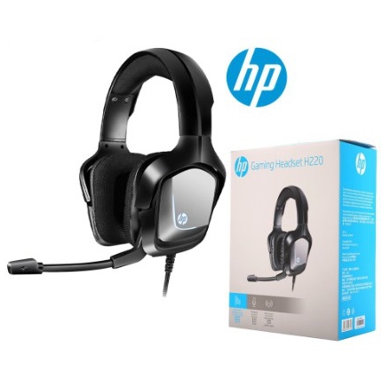H220 HP HEADPHONE+MIC 3.5m/USB BACKLIGHT HP-HM-HP-XH220