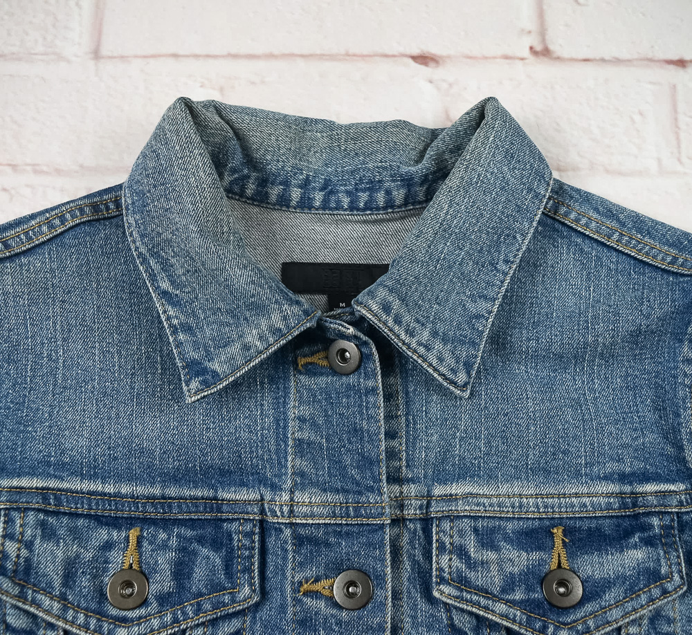 UNIQLOแท้ รอบอก 34 เสื้อแจ็คเก็ตยีนส์ ผู้หญิง ยูนิโคล่ สียีนส์ เสื้อแขนยาว เนื้อผ้าดี