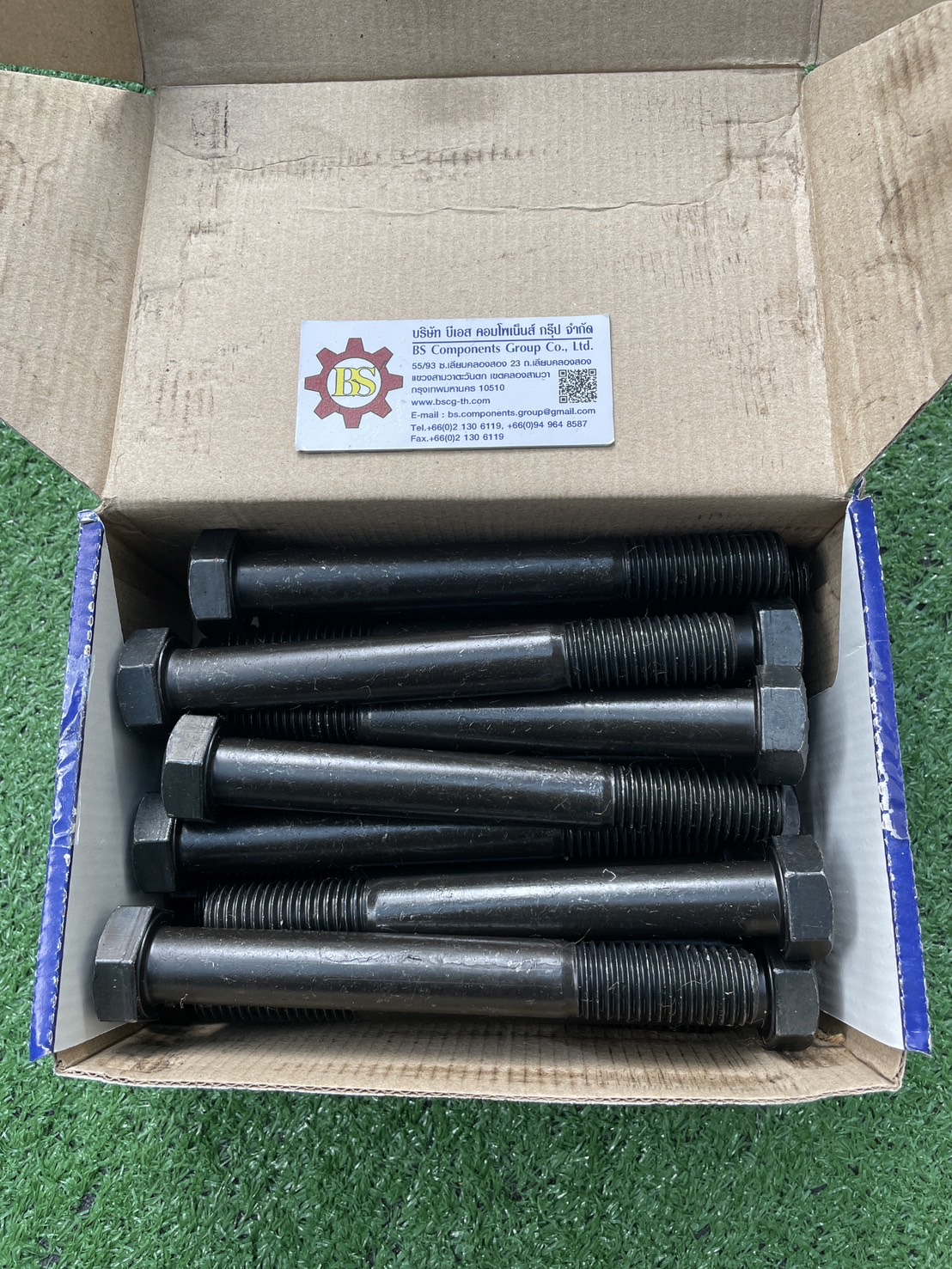 สกรู SAE Gr.2 NC 3/4"x6"