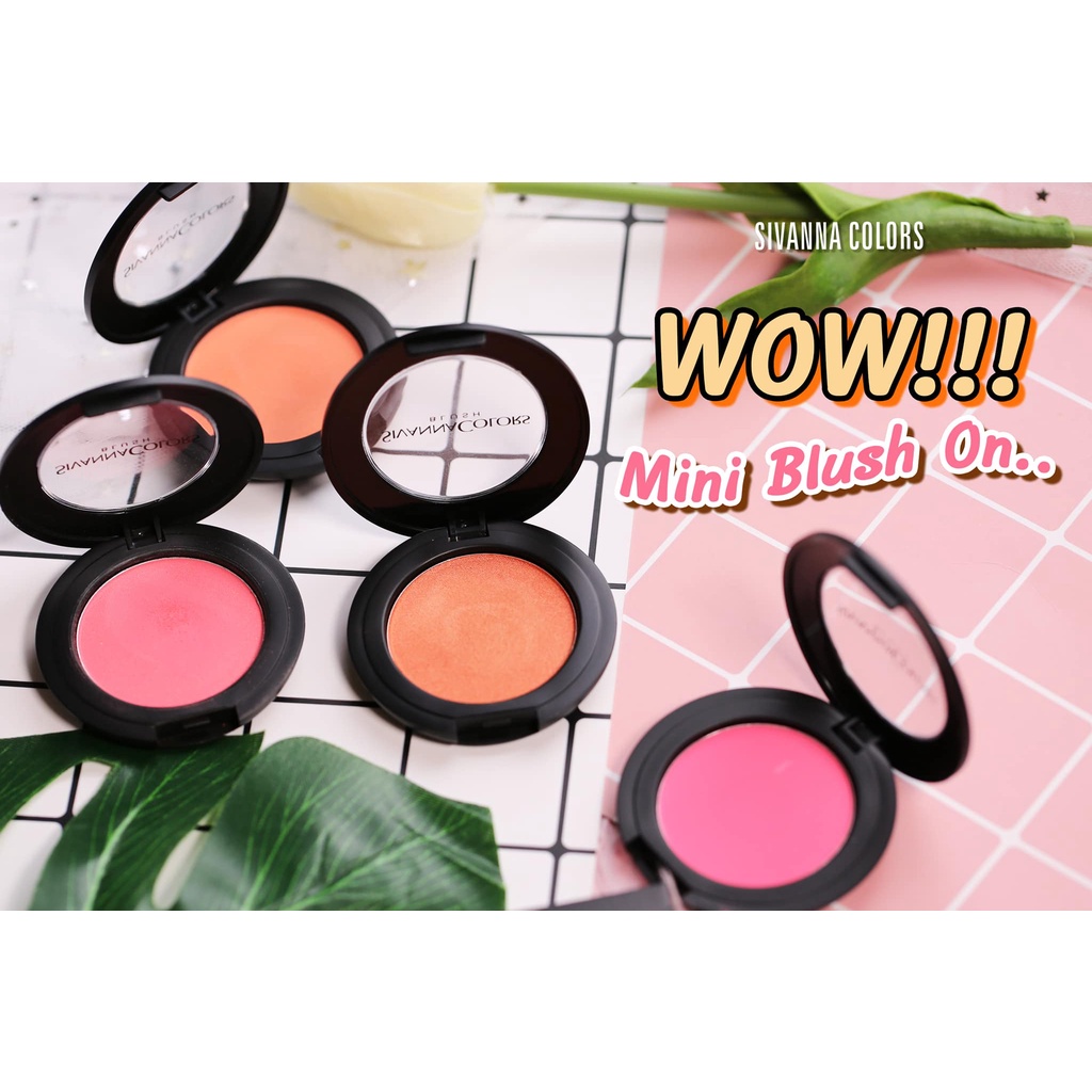 สิวันนา ปัดแก้ม บลัชออน 4g HF847 Sivanna Colors Blusher ❤