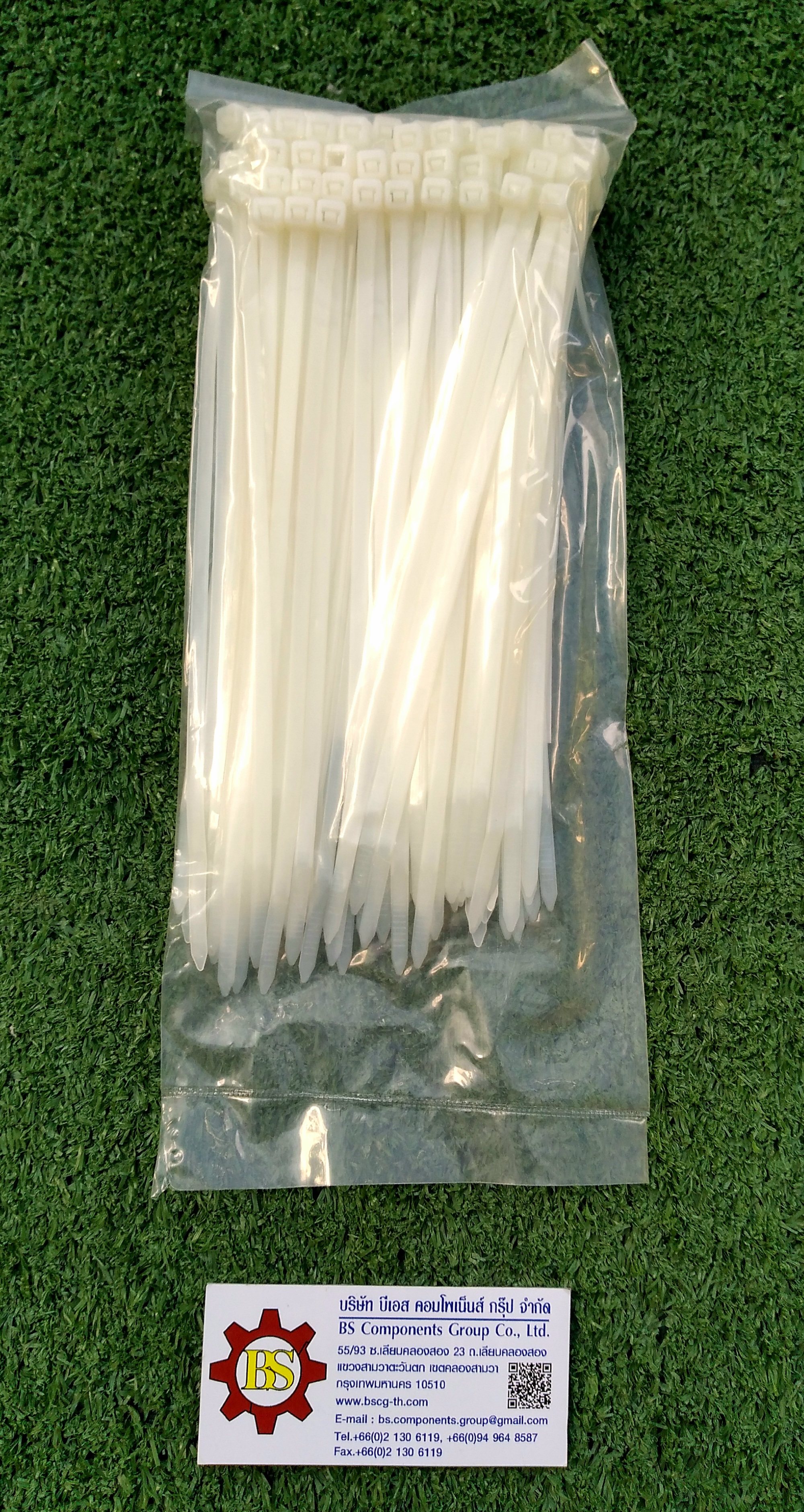 Sale : เคเบิ้ลไทร์ SCT-200-4C 8" สีขาว 100ชิ้น/ถุง