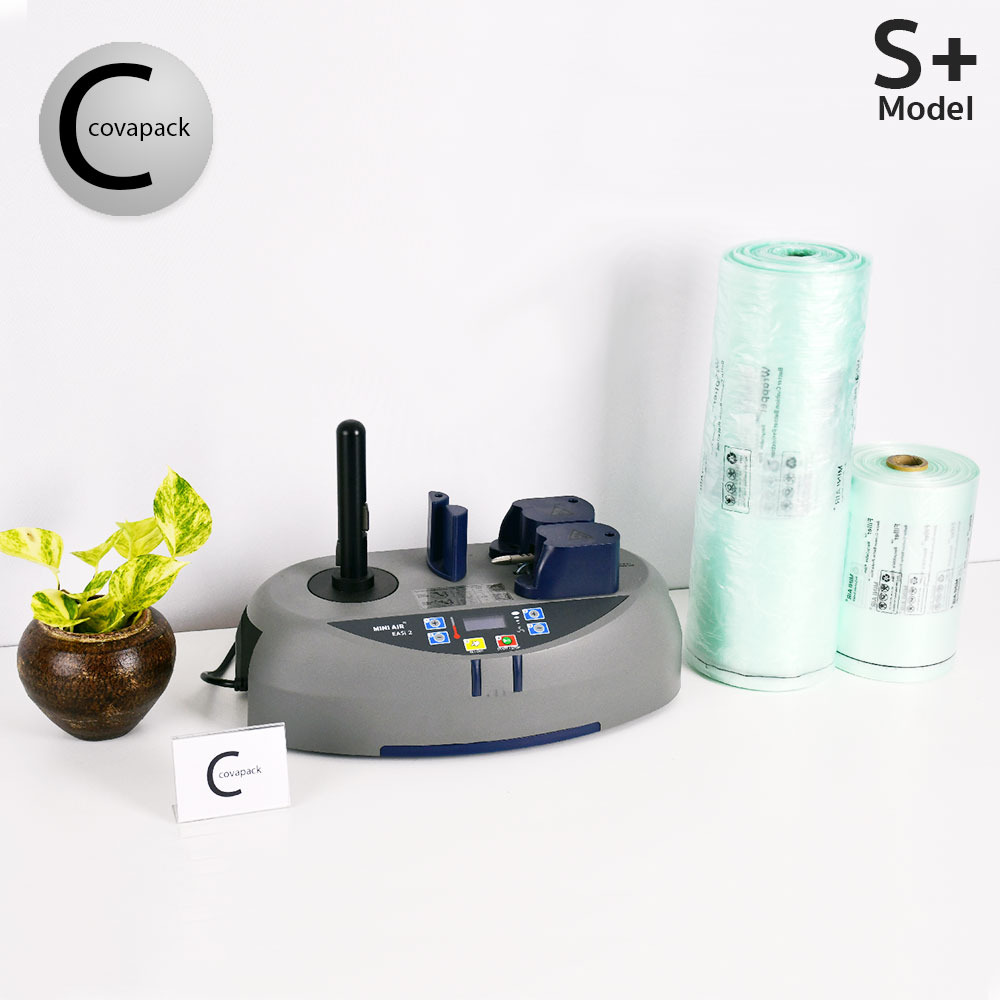 Model S+ เครื่องทำพลาสติกกันกระแทก ถุงลมกันกระแทก บับเบิ้ลกันกระแทกby covapack