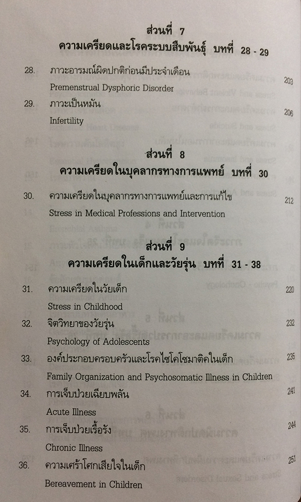 ความเครียดและอาการทางจิตเวช