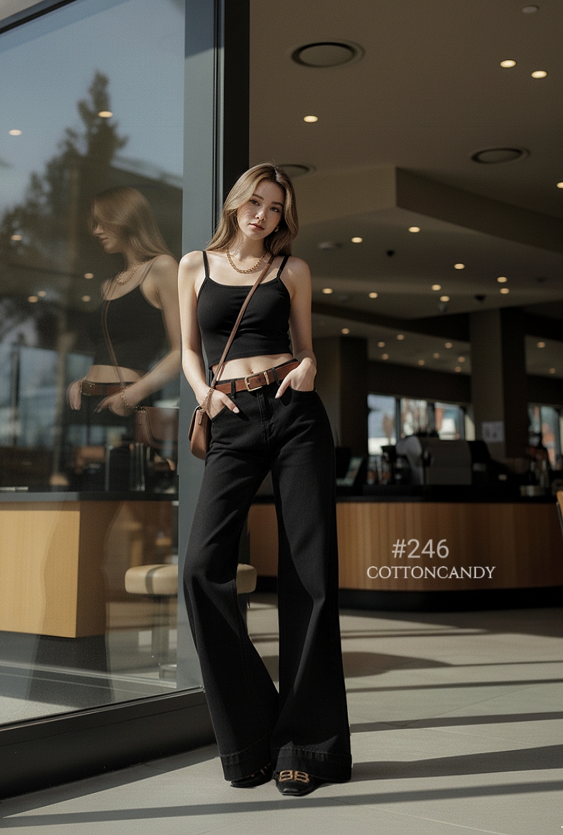 Tag#cottoncandy กางเกงยีนส์ผ้ายืดรุ่นนี้ บอกเลยใส่สบายมากๆคร่าาา แพทเทิลขากระบอกเล็ก7ส่วน ใส่ง่ายๆชิลๆ ผ้ายีนส์ยืดเนื้อดี ใส่สบายไม่อึดอัด โทนสรฟอกเฟดสีสวยมากๆ