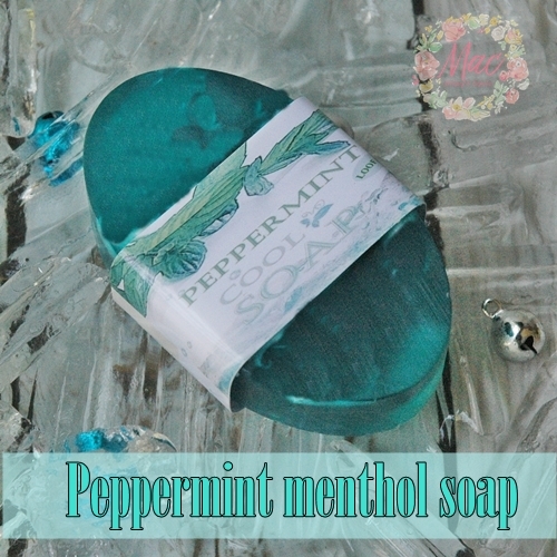 ชุดสบู่เย็น PEPPERMINT MENTHOL SOAP 1000 กรัม