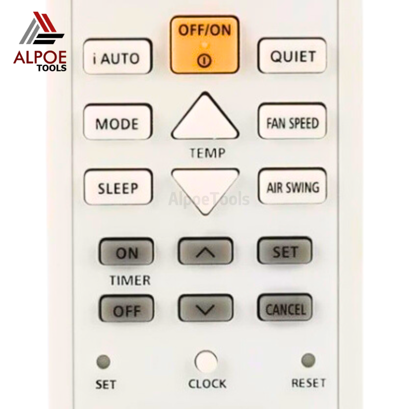 รีโมทแอร์ Panasonic มีปุ่ม iAUTO รหัส A75C00470