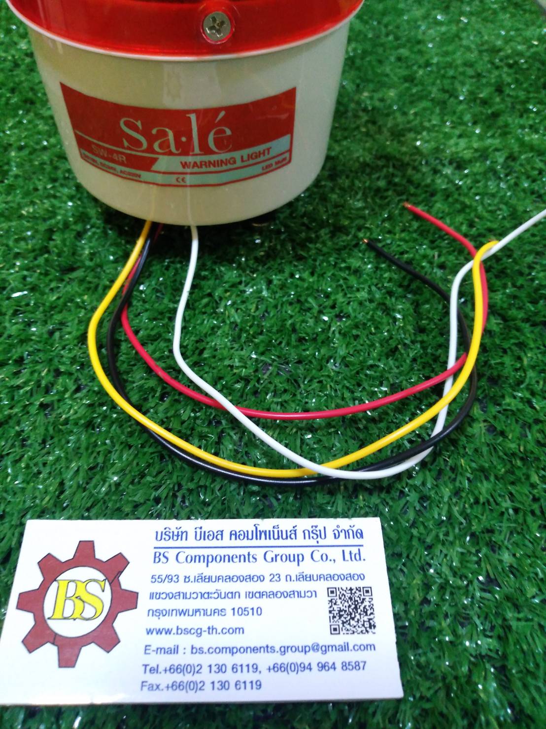 Sa.le : ไฟหมุน SW-4R 4" LED multi 12V,24V,220V Red (PCB)