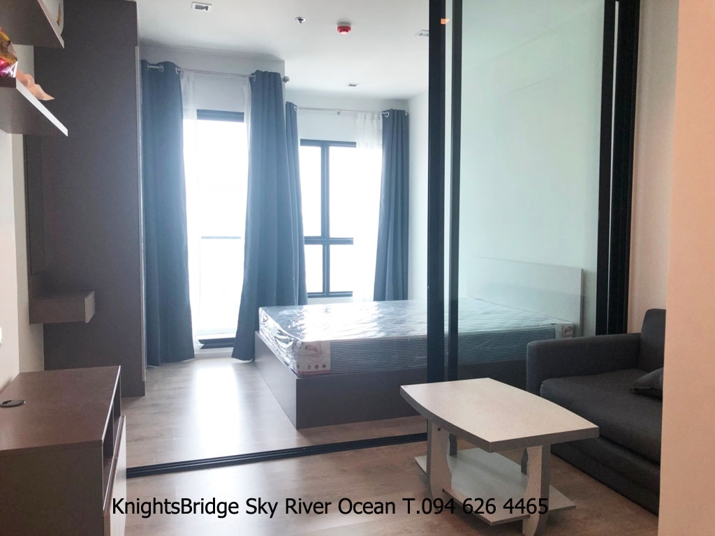 ขายด่วน! KnightsBridge Sky River Ocean คอนโดวิวปากแม่น้ำเจ้าพระยา จ.สมุทรปราการ ห้อง 26.3 ตร.ม
