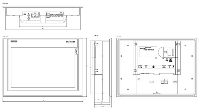 SIEMENS SIMATIC HMI TP1200 Comfort, Comfort Panel 6AV2124-0MC01-0AX0