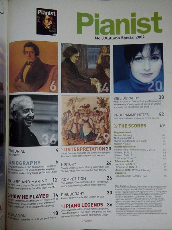 Pianist No.8 Autumn Special 2002