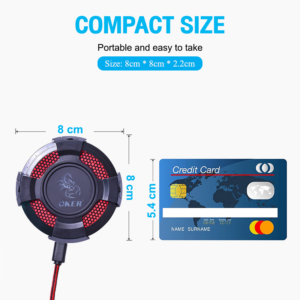 H-1 OKER HUB USB 4Port สายยาว 65cm. HB-4P-OK-H-1GR/RE