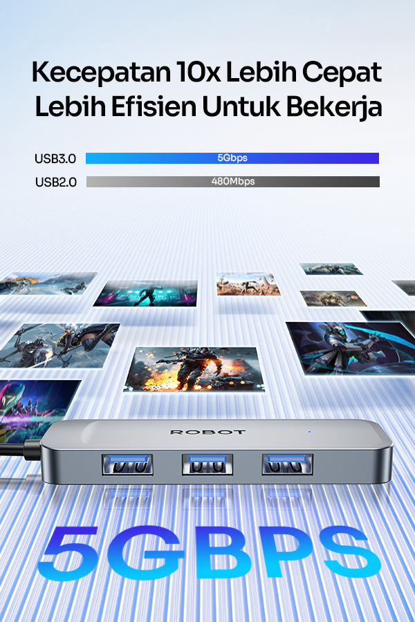 ROBOT H340C INTERFACE USB 3.0 HUB 4PORT HB-4P-RB-H340C