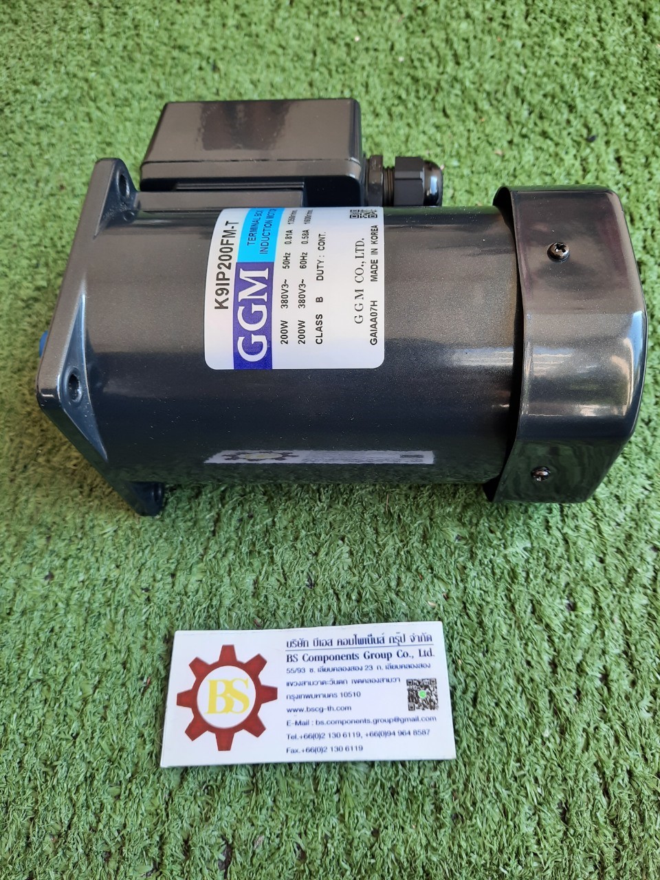 GGM : INDUCTION MOTOR MODEL : K9IP200FM-T