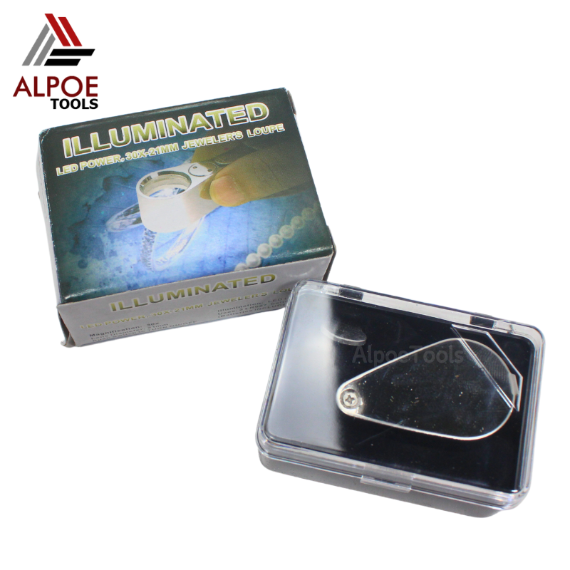 เลนท์ขยายพับได้ งานโลหะ มีไฟ 2 สี รุ่น MG21007