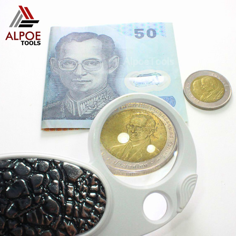 เลนท์ขยายพับได้ มีไฟ แบบพวงกุญแจ รหัส No.6901A-C ทรงรูปมะม่วง