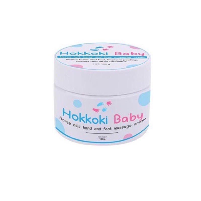 ฮอกโกกิเบบี้ ครีมทาเท้าขาว ครีมบำรุงเท้า มือขาว Hokkoki Baby Cream 100 กรัม