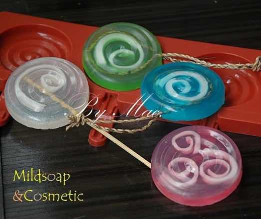 พิมพ์สบู่ LOLLIPOP โลลีป๊อป /7x1.2 cm/50 กรัม /4 หลุม