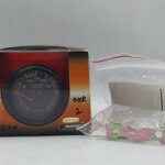 PROSPORT เกจ์วัดโวล์ทมีสีมีไฟ 12V พร้อมอุปกรณ์ติดตั้ง ราคา@