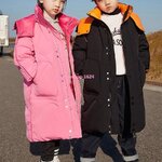 Down Jacket for Kids เสื้อโค้ทกันหนาวเด็กเสื้อกันหนาวใส่ติดลบสำหรับเด็กผู้ชายและเด็กผู้หญิง ใส่กันหนาว กันลม กันหิมะ แต่งปกคอสูงพร้อมหมวกฮู้ดสีสันสดใสมี 4 สี ไซ 120 cm ถึง 170 cm