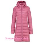 Slim Fit Hooded Down Jacket แต่งปกคอสูงหมวกฮู้ดถอดแยกได้ เสื้อกันหนาวทรงสลิมเข้ารูปกันหนาวใส่ติดลบใส่สบายพับเก็บง่าย มาพร้อม 7 เฉดสี มีไซ S ถึง 5XL