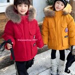 เสื้อกันหนาวเด็กบุหนานุ่ม ไซส์ 100–160 cm อุ่นถึงใจ เที่ยวเมืองนอกได้แบบไม่สั่น ใส่แล้วน่ารัก ดูพรีเมียมแบบคุณหนูไฮเอนด์ มีให้เลือก 3 สีสุดคิ้วท์ กันน้ำ กันลม กันหิมะ กันหนาวติดลบสบายๆ ใส่ได้ทั้งเด็กผู้หญิง–เด็กผู้ชาย