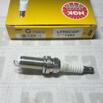 หัวเทียน NGK G-POWER ( LFR6CGP ) PLATINUM เกลียวยาว บ็อก NO 16 ราคาตัวละ [ ระยะการใช้งาน 50000 กม. ]ใช้ Toyota Vigo เบนซิน Nissan Teana Mitsubishi Mirage