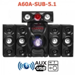 A60A 5.1 SUB Speaker MUSIC D.J. BLUETOOTH FM/KA/MIC USB SKU-01464