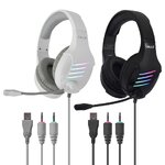 OKER H898 RGB HEADSET+MIC GAMING USB+3.5 HP-HM-OK-H898B