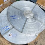 TOPWELD : Tape Conductors : Aluminium Tape T-LAT 254 Aluminium Tape size 25 x 4 mm. ( 100 sq.mm. )