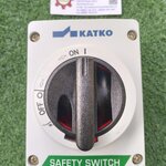 KATKO : SAFETY SWITCH KEM316U (เทา/ดำ) 3P 16A