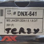 [DNX-641] COMPACT NANO ผ้าดิสเบรคหน้า MITSUBISHI CEDIA 1.6 CVT รุ่น MUSASHI WINNER กล่องสีดำ (1ชุดมี4ชิ้น) ชุดละ