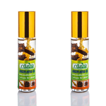 Green Herb Oil 8cc x 12 ชิ้น ยาหม่องน้ำสมุนไพรรากโสม กรีนเฮิร์บ