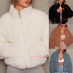 เสื้อกันหนาวขนแกะทอหนาสไตล์เสื้อสเวตเตอร์แนวแจ็คเก็ตใส่สบายกันหนาวได้ดี มี 4 สี