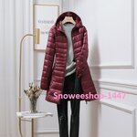Slim Fit Hooded Down Jacket เสื้อกันหนาวทรงสลิมเข้ารูปกันหนาวใส่ติดลบใส่สบายพับเก็บง่าย มาพร้อม 12 เฉดสี มีไซ S ถึง 7XL