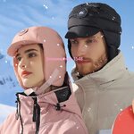 หมวก Down หมวกกันหนาว กันน้ำ กันหิมะ กันลม ครบจบในใบเดียว ใส่เล่นสกีหรือลุยหิมะเหมาะมากใส่แล้วอุ่นกันหนาวติดลบถึง -40 หมวกปรับยืดหยุ่นได้ตามขนาดศรีษะพร้อมสายรัดใต้คาง ใส่ได้ทั้งผู้ชายและผู้หญิง มาพร้อม 6 เฉดสี