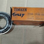 ลูกปืน เดือยหมู แลนด์ 2788/2720 ตลับละ ขนาด [ รูใน 37.90 มม นอก 76.41 มม หนา 25.74 มม ] TIMKEN