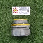 SEC : คอนเนคเตอร์ท่ออ่อนกันน้ำ สีเทา ตรง 2" (รุ่น A)