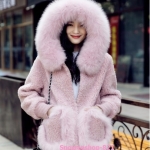 โค้ทกันหนาวผ้าแคชเมียร์ ขนเฟอร์สไตส์ไอซ์แลนด์