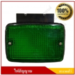 ไฟหลังคา ทรงวอลโว่ ไฟวอลโว่บัส มีขา สี่เหลี่ยม สีเขียว ราคา